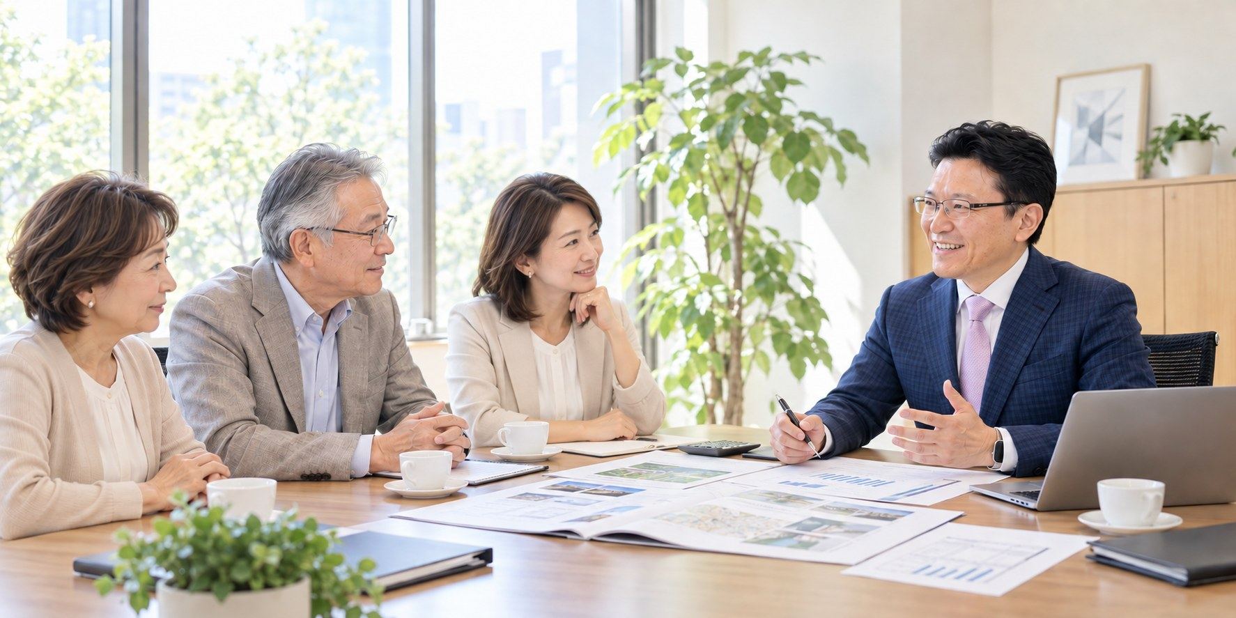 ご家族での不動産・相続のご相談風景