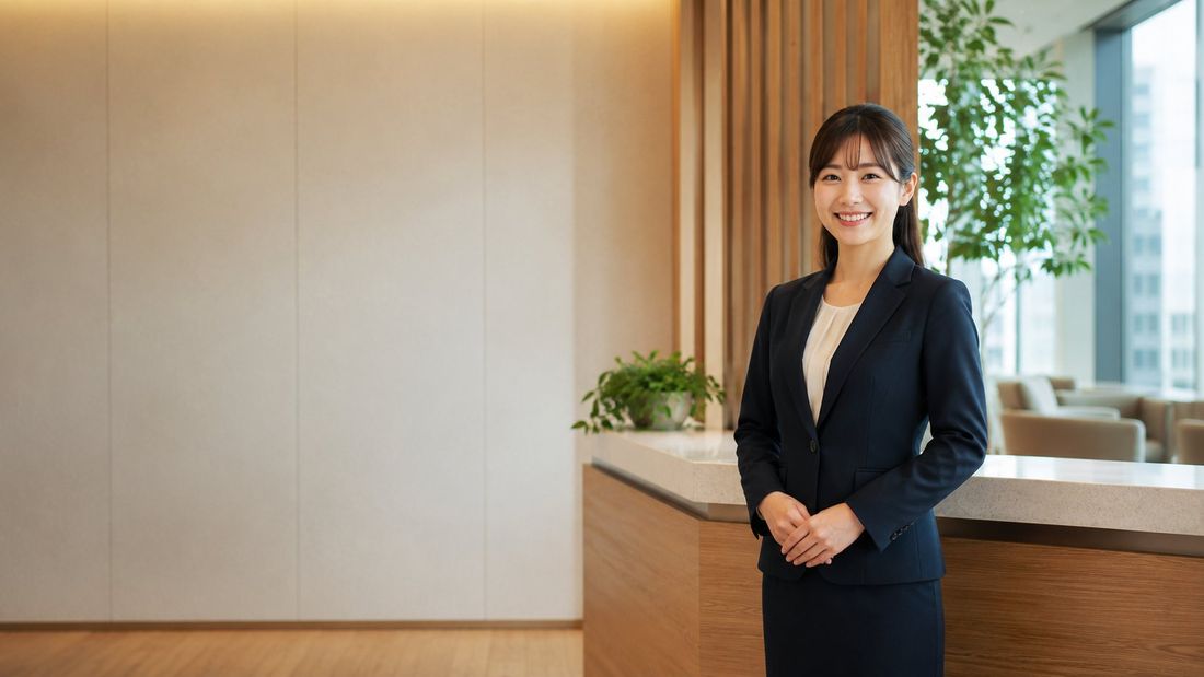 笑顔でお客様をお迎えするスタッフ